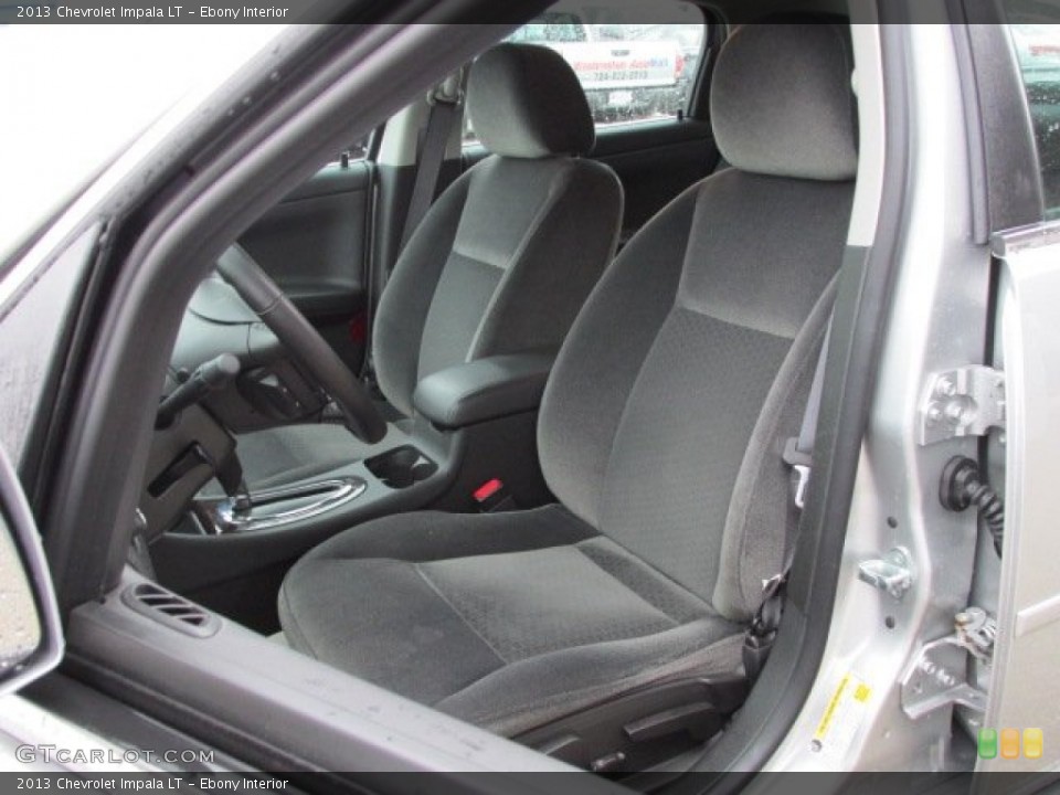 Ebony Interior Front Seat for the 2013 Chevrolet Impala LT #77737807