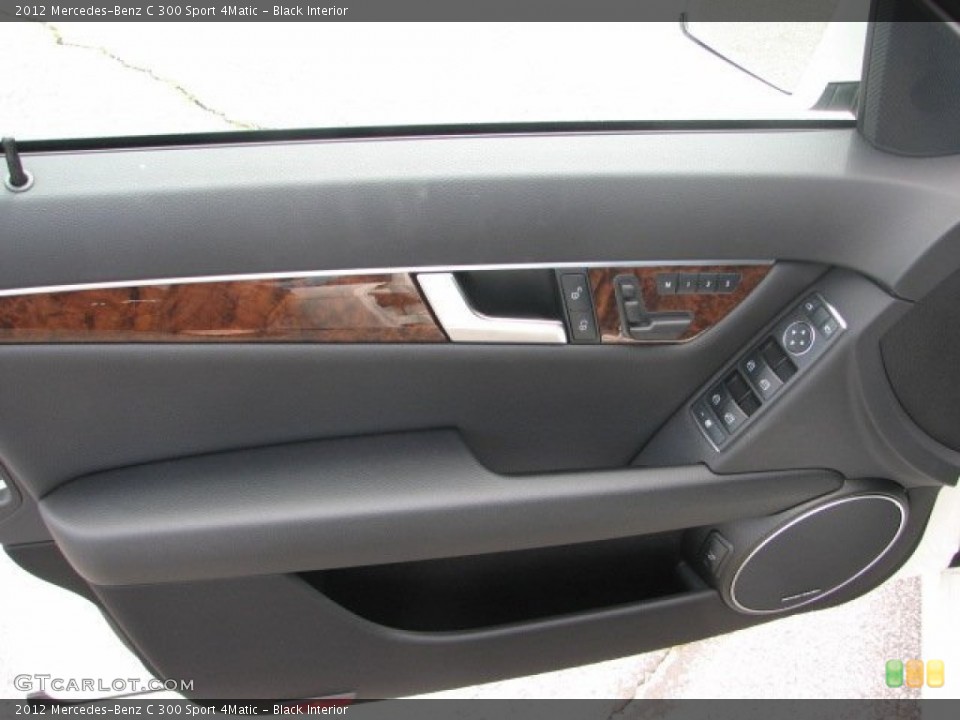 Black Interior Door Panel for the 2012 Mercedes-Benz C 300 Sport 4Matic #77737821