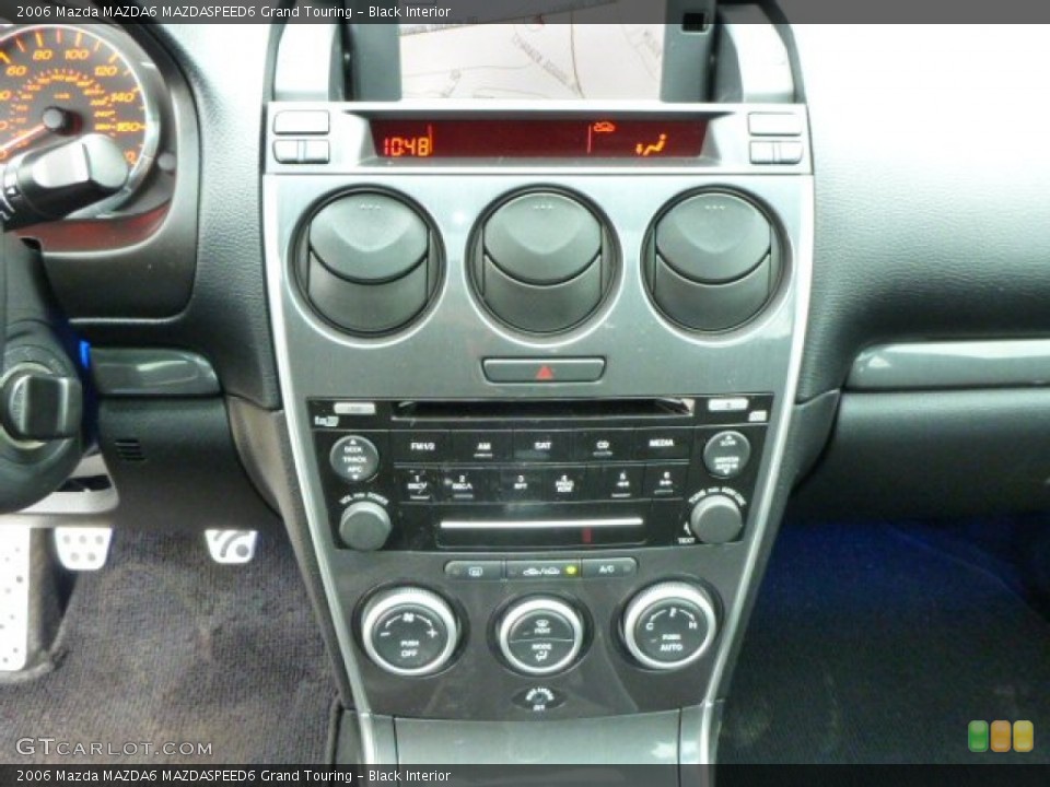 Black Interior Controls for the 2006 Mazda MAZDA6 MAZDASPEED6 Grand Touring #77738799