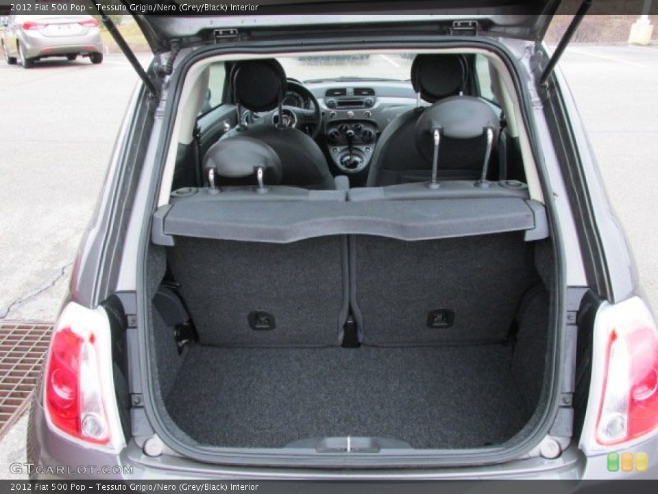 Tessuto Grigio/Nero (Grey/Black) Interior Trunk for the 2012 Fiat 500 Pop #77739725