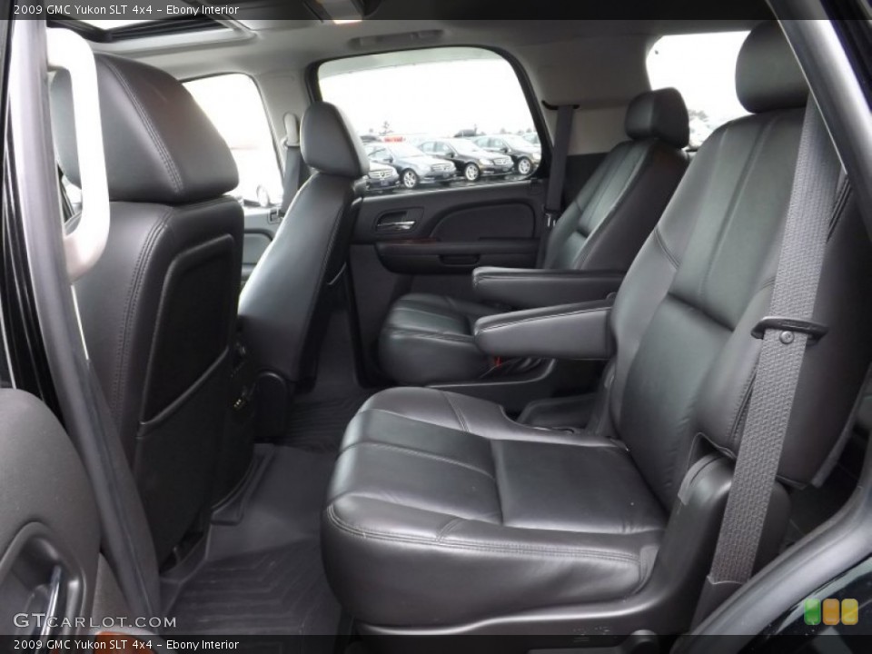 Ebony Interior Rear Seat for the 2009 GMC Yukon SLT 4x4 #77740317