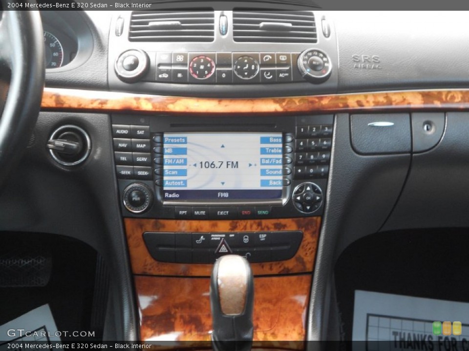 Black Interior Controls for the 2004 Mercedes-Benz E 320 Sedan #77740629