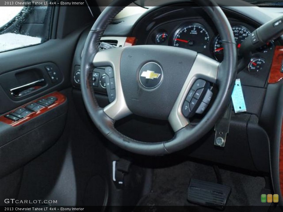 Ebony Interior Steering Wheel for the 2013 Chevrolet Tahoe LT 4x4 #77740981