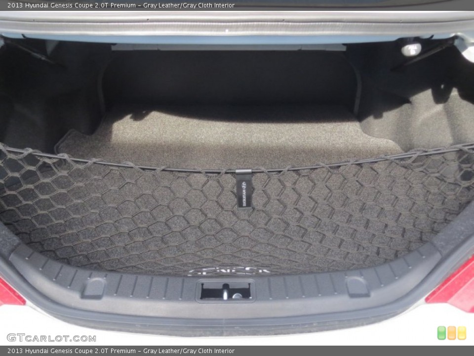 Gray Leather/Gray Cloth Interior Trunk for the 2013 Hyundai Genesis Coupe 2.0T Premium #77741253