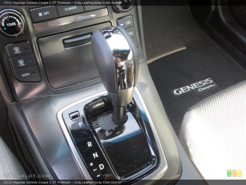 Gray Leather/Gray Cloth Interior Transmission for the 2013 Hyundai Genesis Coupe 2.0T Premium #77741555