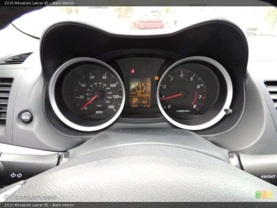 Black Interior Gauges for the 2010 Mitsubishi Lancer ES #77741832