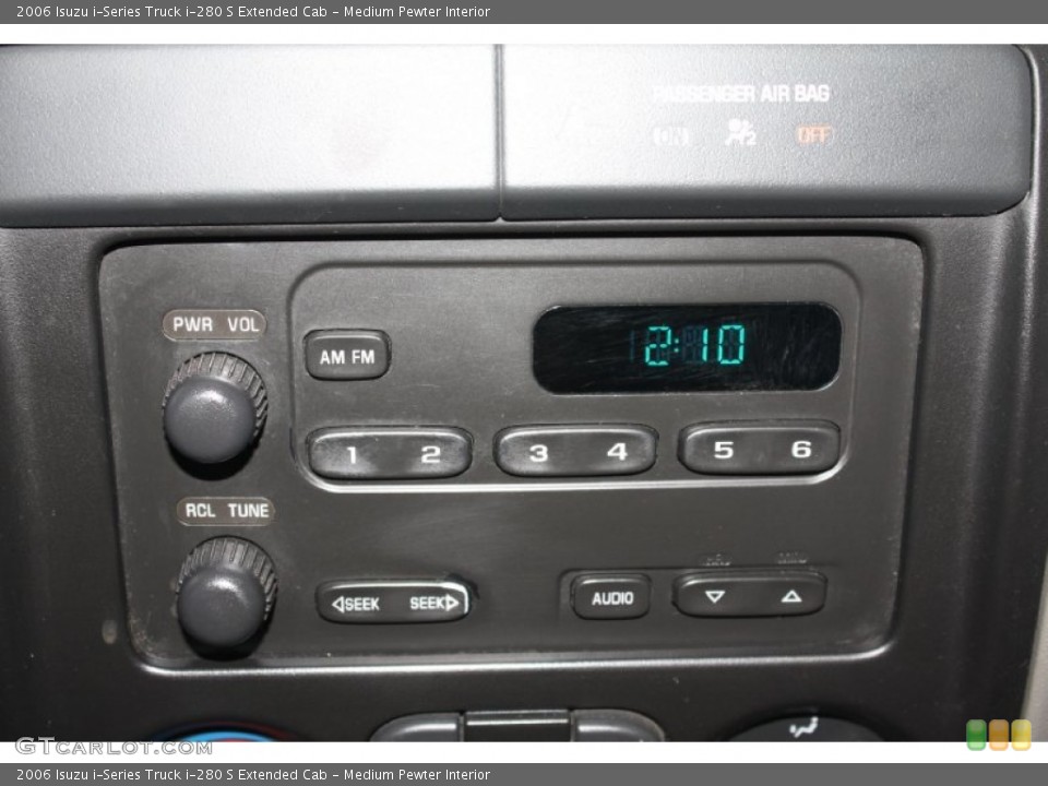 Medium Pewter Interior Audio System for the 2006 Isuzu i-Series Truck i-280 S Extended Cab #77741970