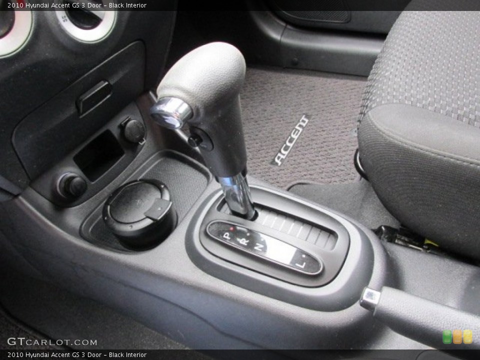 Black Interior Transmission for the 2010 Hyundai Accent GS 3 Door #77742005