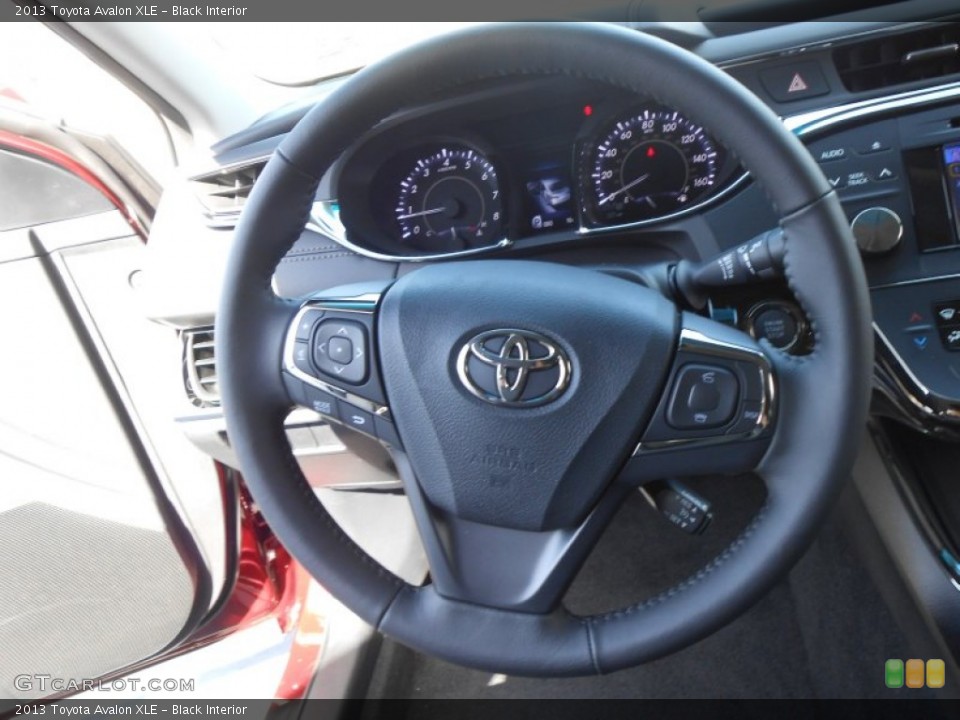 Black Interior Steering Wheel for the 2013 Toyota Avalon XLE #77742379