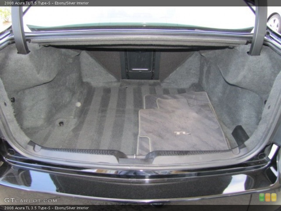 Ebony/Silver Interior Trunk for the 2008 Acura TL 3.5 Type-S #77742491