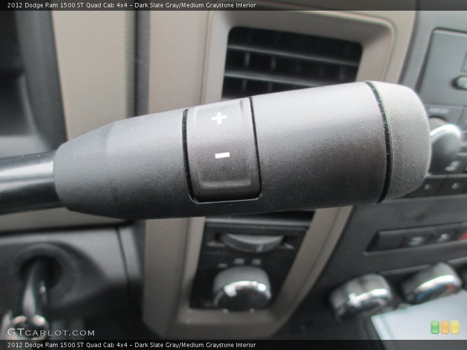 Dark Slate Gray/Medium Graystone Interior Transmission for the 2012 Dodge Ram 1500 ST Quad Cab 4x4 #77743474