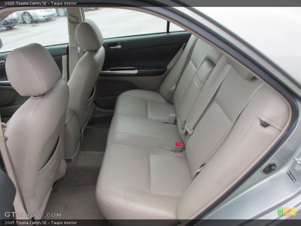 Taupe Interior Rear Seat for the 2005 Toyota Camry SE #77744030