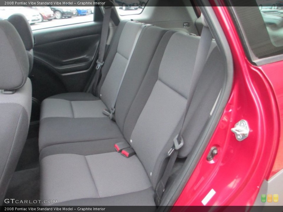 Graphite Interior Rear Seat for the 2008 Pontiac Vibe  #77744148
