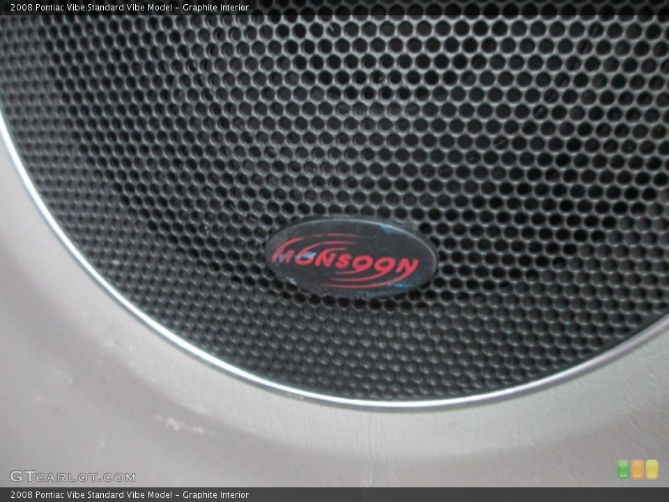Graphite Interior Audio System for the 2008 Pontiac Vibe  #77744197