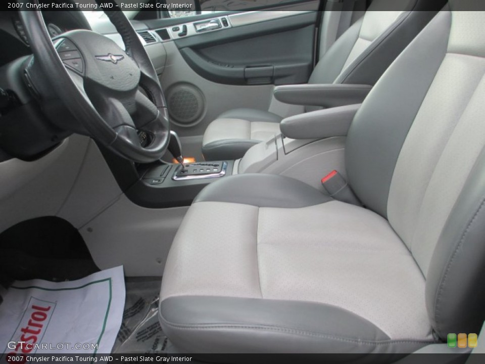 Pastel Slate Gray Interior Front Seat for the 2007 Chrysler Pacifica Touring AWD #77745480