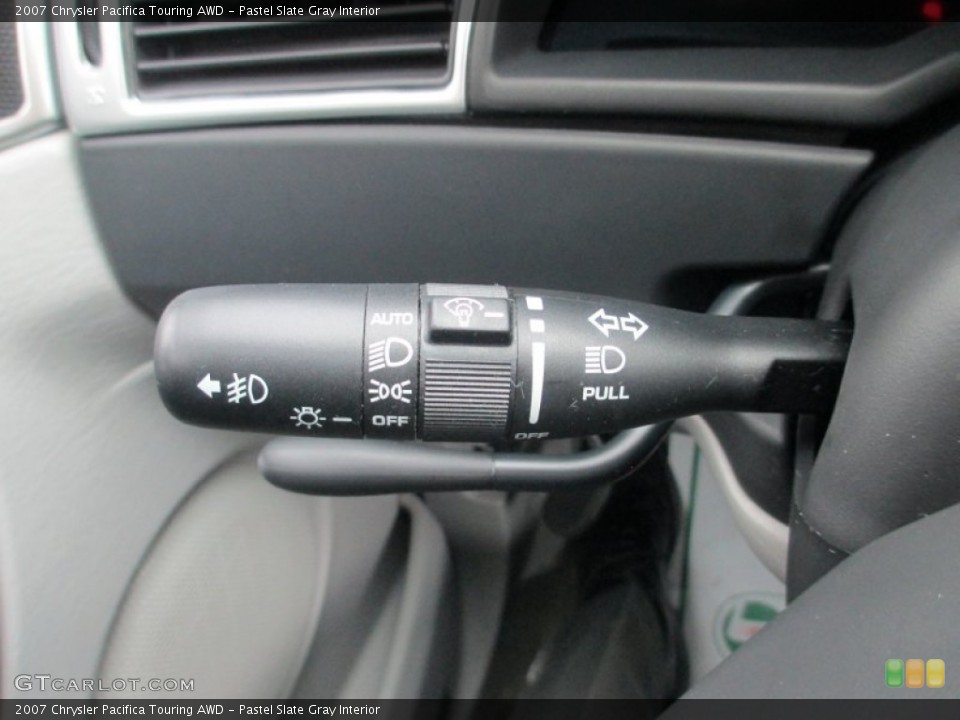 Pastel Slate Gray Interior Controls for the 2007 Chrysler Pacifica Touring AWD #77745578