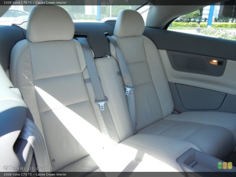 Calcite Cream Interior Rear Seat for the 2008 Volvo C70 T5 #77746064
