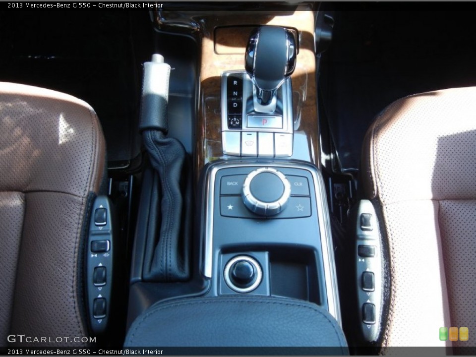 Chestnut/Black Interior Controls for the 2013 Mercedes-Benz G 550 #77746635