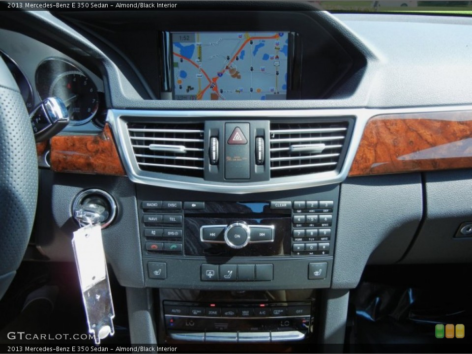Almond/Black Interior Controls for the 2013 Mercedes-Benz E 350 Sedan #77747609