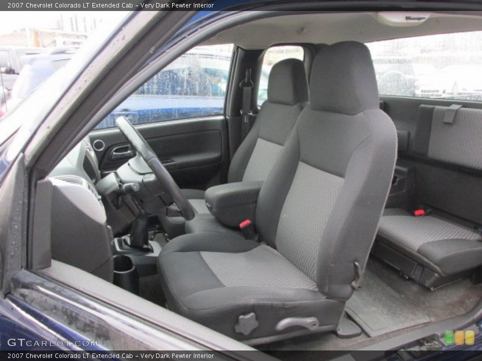 Very Dark Pewter Interior Front Seat for the 2007 Chevrolet Colorado LT Extended Cab #77747862