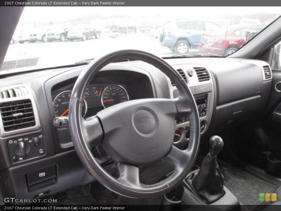 Very Dark Pewter Interior Dashboard for the 2007 Chevrolet Colorado LT Extended Cab #77747879