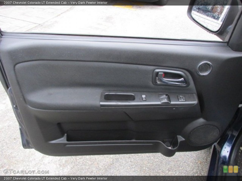 Very Dark Pewter Interior Door Panel for the 2007 Chevrolet Colorado LT Extended Cab #77747905