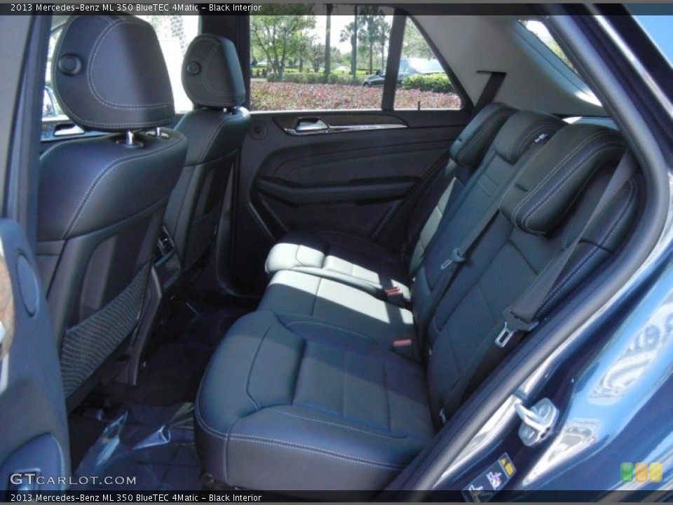 Black Interior Rear Seat for the 2013 Mercedes-Benz ML 350 BlueTEC 4Matic #77748162