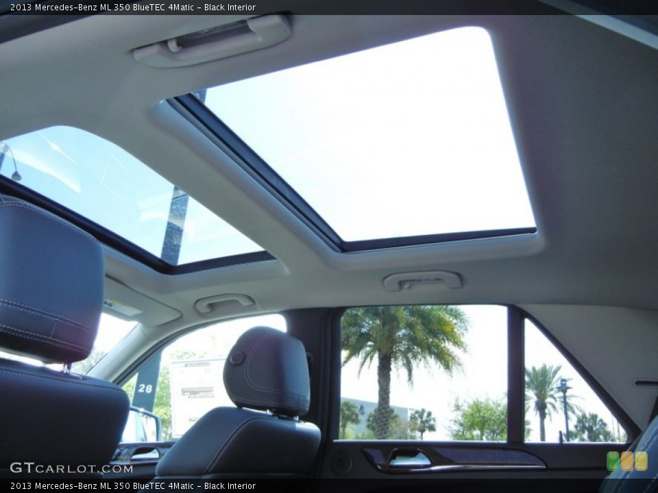 Black Interior Sunroof for the 2013 Mercedes-Benz ML 350 BlueTEC 4Matic #77748180