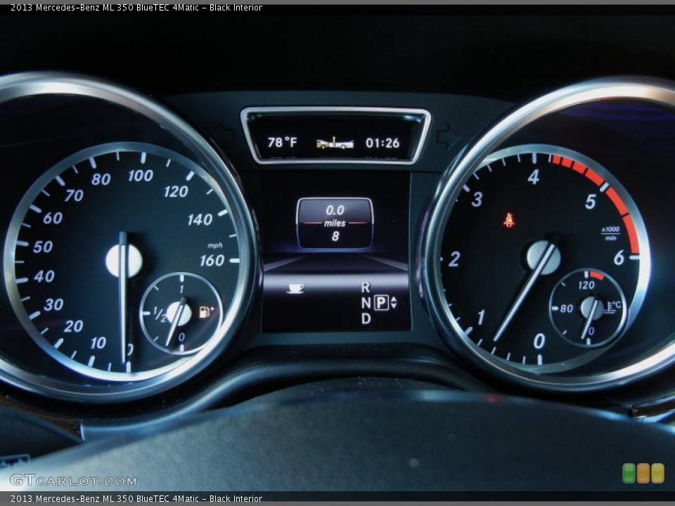 Black Interior Gauges for the 2013 Mercedes-Benz ML 350 BlueTEC 4Matic #77748222
