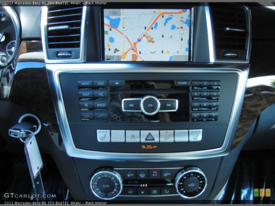 Black Interior Controls for the 2013 Mercedes-Benz ML 350 BlueTEC 4Matic #77748246