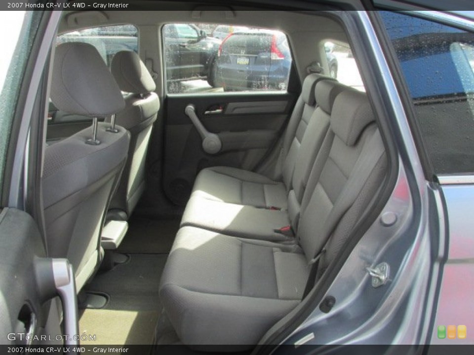 Gray Interior Rear Seat for the 2007 Honda CR-V LX 4WD #77748309