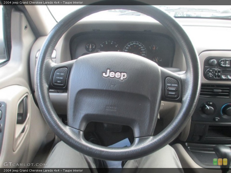 Taupe Interior Steering Wheel for the 2004 Jeep Grand Cherokee Laredo 4x4 #77748425