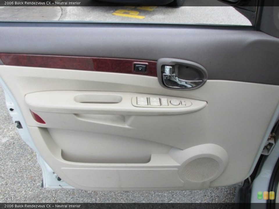 Neutral Interior Door Panel for the 2006 Buick Rendezvous CX #77748977