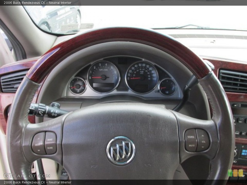 Neutral Interior Steering Wheel for the 2006 Buick Rendezvous CX #77749047