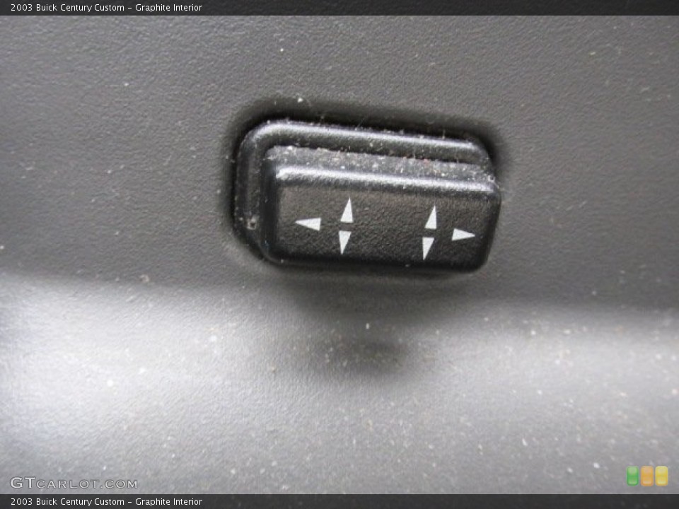 Graphite Interior Controls for the 2003 Buick Century Custom #77749398