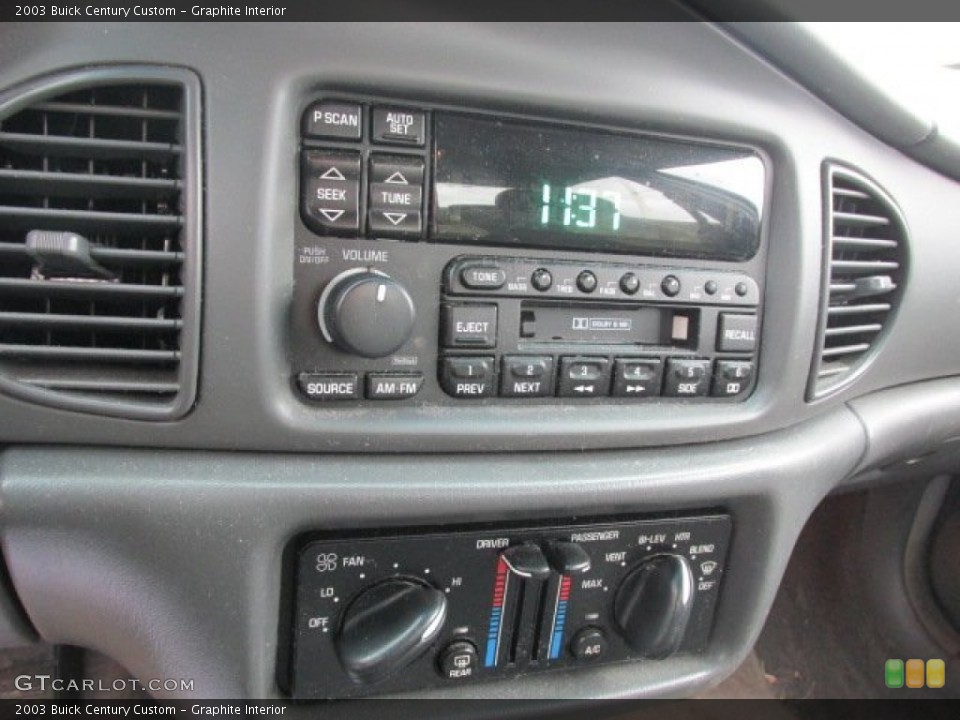 Graphite Interior Controls for the 2003 Buick Century Custom #77749418