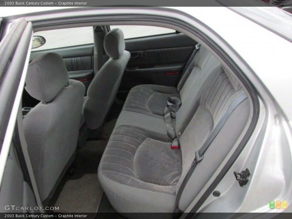 Graphite Interior Rear Seat for the 2003 Buick Century Custom #77749475