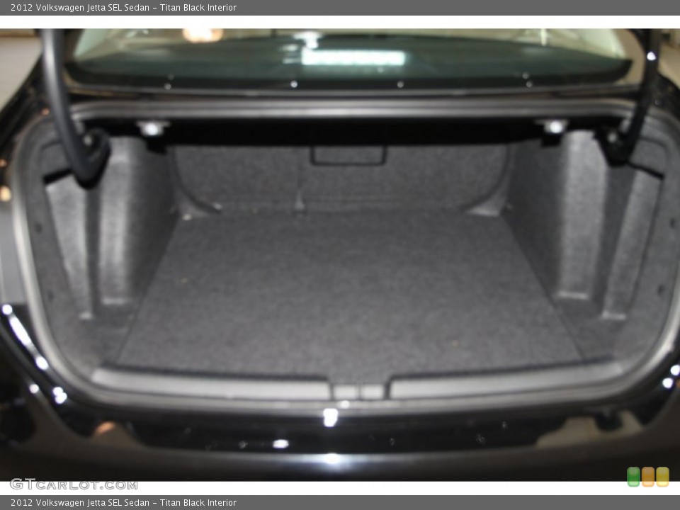 Titan Black Interior Trunk for the 2012 Volkswagen Jetta SEL Sedan #77750193