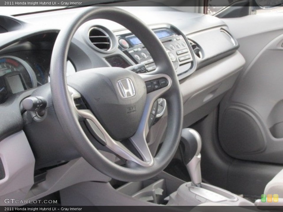 Gray Interior Steering Wheel for the 2011 Honda Insight Hybrid LX #77750213