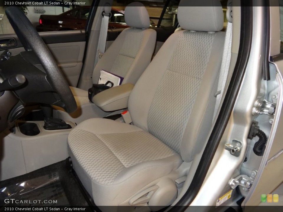 Gray Interior Front Seat for the 2010 Chevrolet Cobalt LT Sedan #77750266