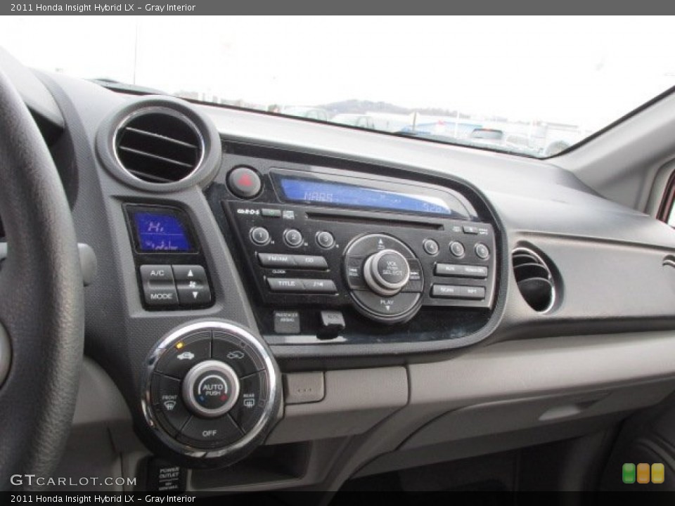 Gray Interior Controls for the 2011 Honda Insight Hybrid LX #77750271