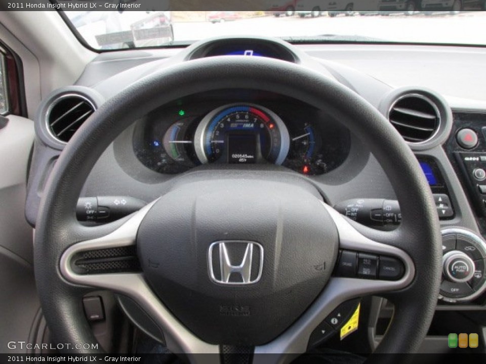 Gray Interior Steering Wheel for the 2011 Honda Insight Hybrid LX #77750298