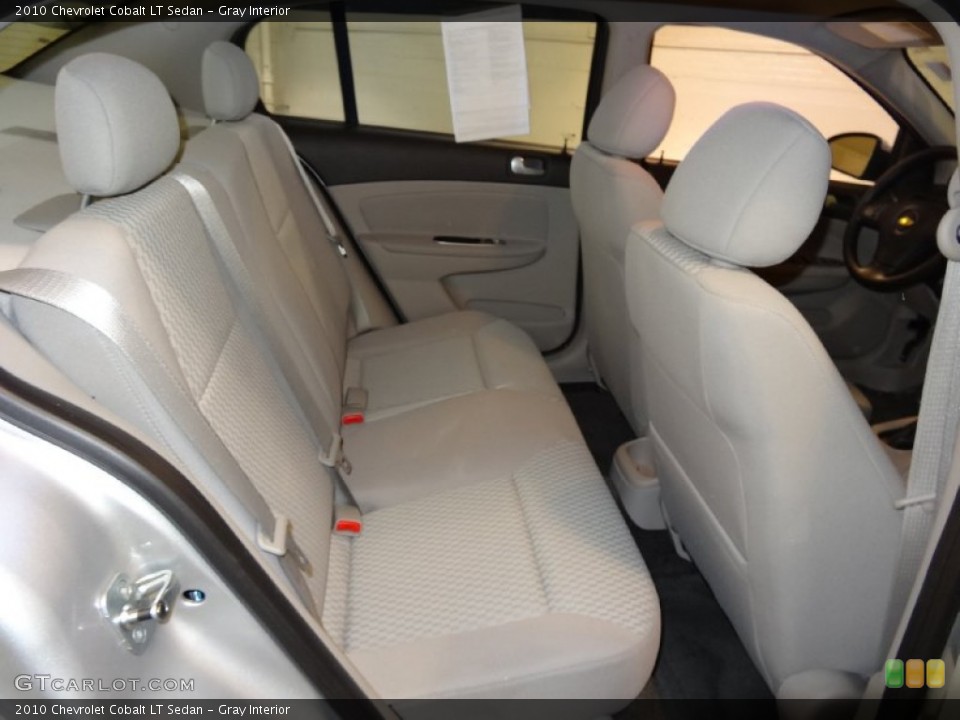 Gray Interior Rear Seat for the 2010 Chevrolet Cobalt LT Sedan #77750321