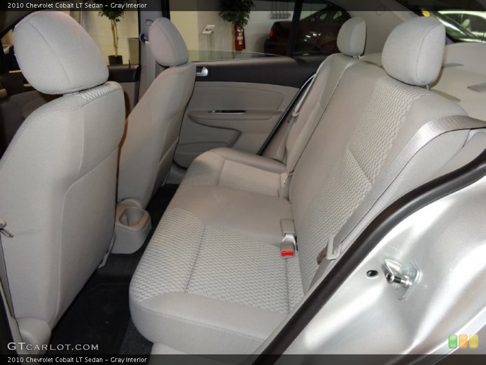 Gray Interior Rear Seat for the 2010 Chevrolet Cobalt LT Sedan #77750367
