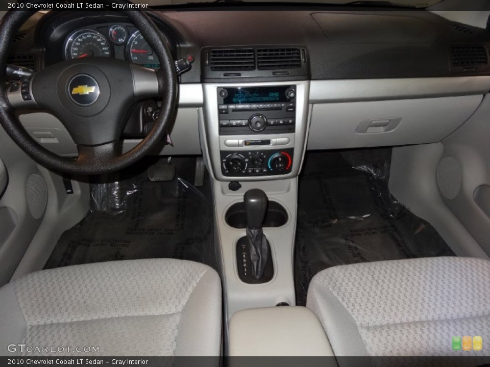 Gray Interior Dashboard for the 2010 Chevrolet Cobalt LT Sedan #77750382