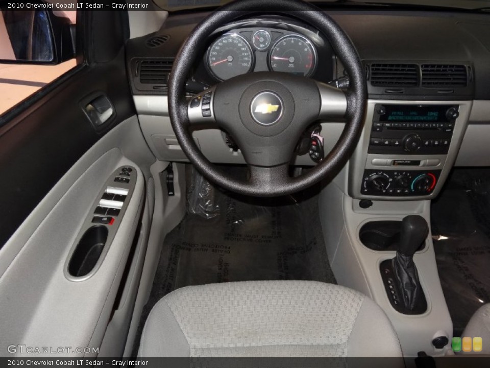 Gray Interior Dashboard for the 2010 Chevrolet Cobalt LT Sedan #77750402