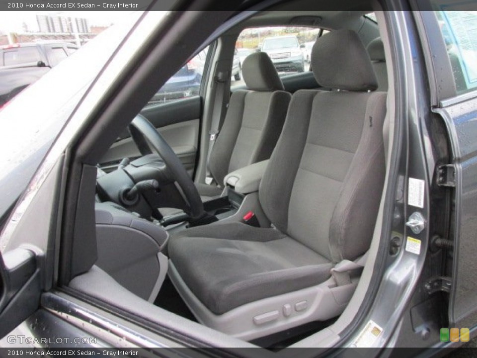 Gray Interior Front Seat for the 2010 Honda Accord EX Sedan #77750914