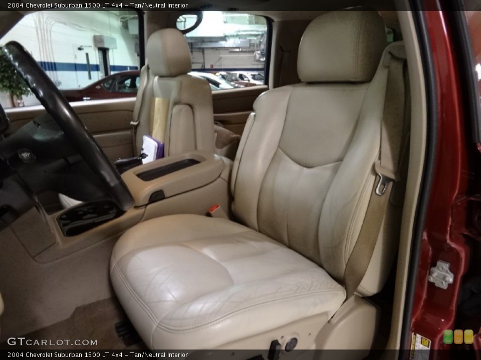 Tan/Neutral Interior Front Seat for the 2004 Chevrolet Suburban 1500 LT 4x4 #77750947