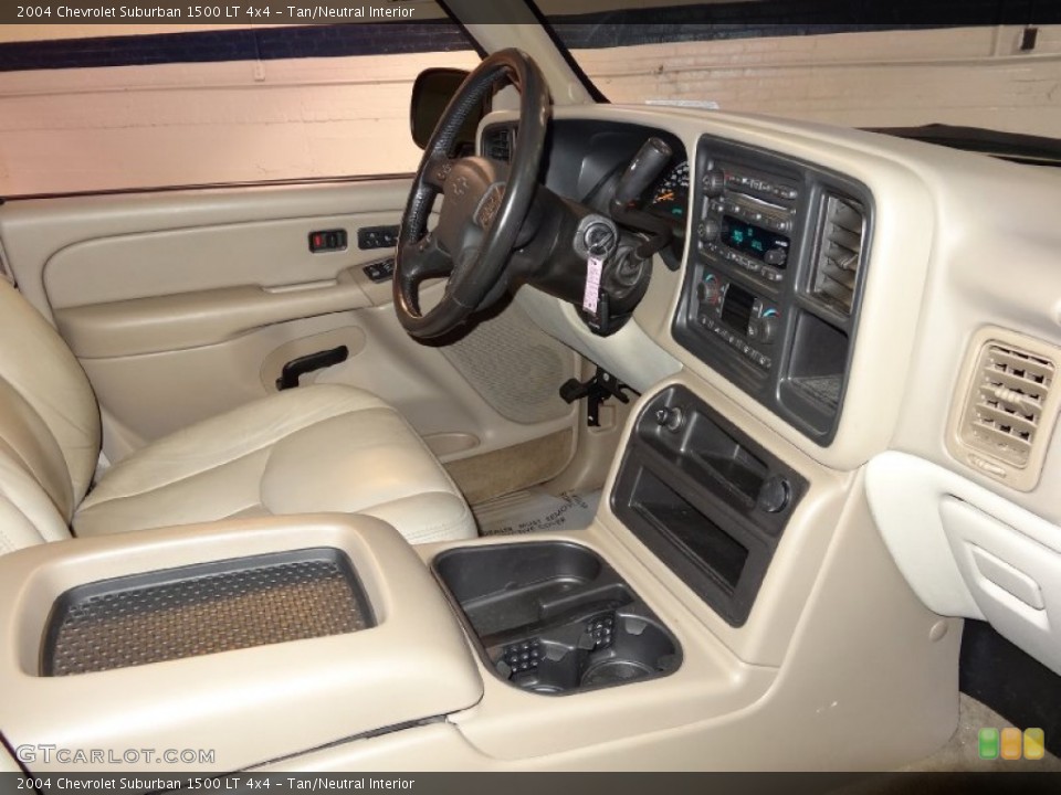 Tan/Neutral Interior Dashboard for the 2004 Chevrolet Suburban 1500 LT 4x4 #77750964