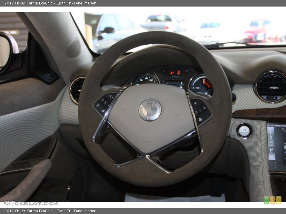 Earth Tri-Tone Interior Steering Wheel for the 2012 Fisker Karma EcoChic #77751037